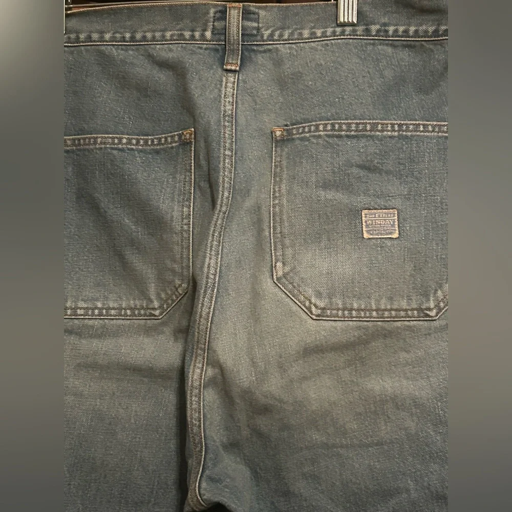 Kapital 14 oz denim shorts WITH studs remake size 34 NWT - Picture 8 of 15